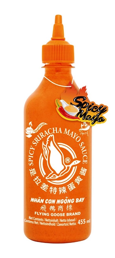Maionese con chilli Sriracha-Mayo piccante - Flying Goose 455ml.
